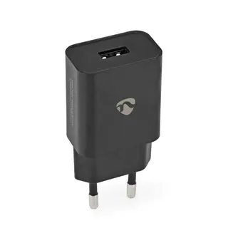 Produktfoto för NEDIS Laddare Vägg 2.4 A 1 x USB-A S