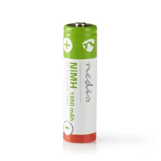 Produktfoto för Nedis Laddningsbara Ni-MH Batterier AA, 1.2V, 4-pack