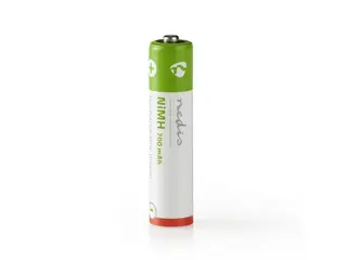 Produktfoto för Nedis Laddningsbara Ni-MH Batterier AAA, 1.2V, 4-pack