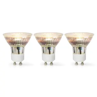 Produktfoto för Nedis LED-lampa GU10, Spot, 4,5W, 345 lm, 3-pack