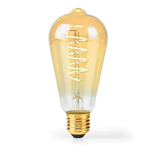Produktfoto för Nedis LED-lampa ST64, E27, 3,8W, 250 lm