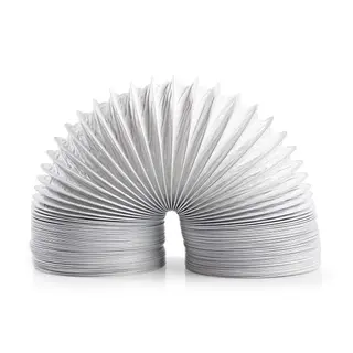 Produktfoto för Nedis Luft Utloppsslang PVC | 100 mm | 3.00 m | Passar till: Air Ventilation / Tumble Dryers | Vit