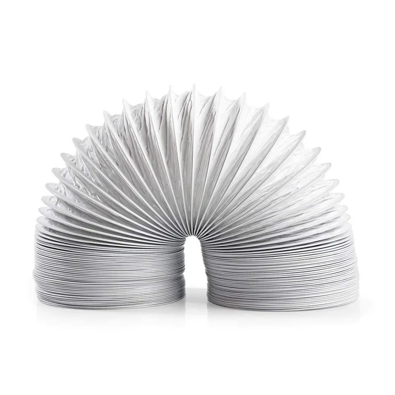 Bild 1 för Nedis Luft Utloppsslang PVC | 100 mm | 3.00 m | Passar till: Air Ventilation / Tumble Dryers | Vit