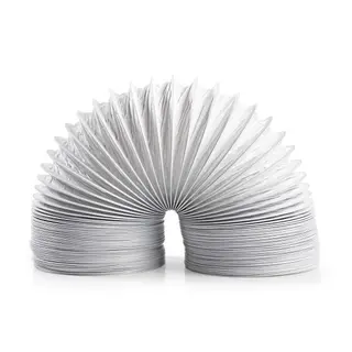 Produktfoto för Nedis Luft Utloppsslang PVC | 127 mm | 6.00 m | Passar till: Air Ventilation / Tumble Dryers | Vit