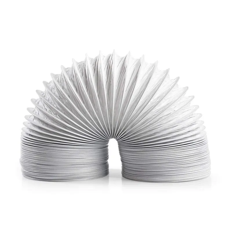 Bild 1 för Nedis Luft Utloppsslang PVC | 127 mm | 6.00 m | Passar till: Air Ventilation / Tumble Dryers | Vit