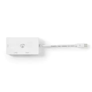 Produktfoto för Nedis Mini Displayport till DVI-D 24+1-stifts honadapter, 4k@60Hz - Vit