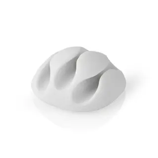 Produktfoto för Nedis Mini Kabelklämma med 3 Hål - 4 pack