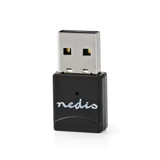 Produktfoto för Nedis Network Dongle AC600, USB-A, 2,4 / 5 GHz, WiFi 600 Mbps