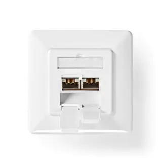 Produktfoto för Nedis Network Wall Box | In-Wall | 2 port(s) | CAT7
