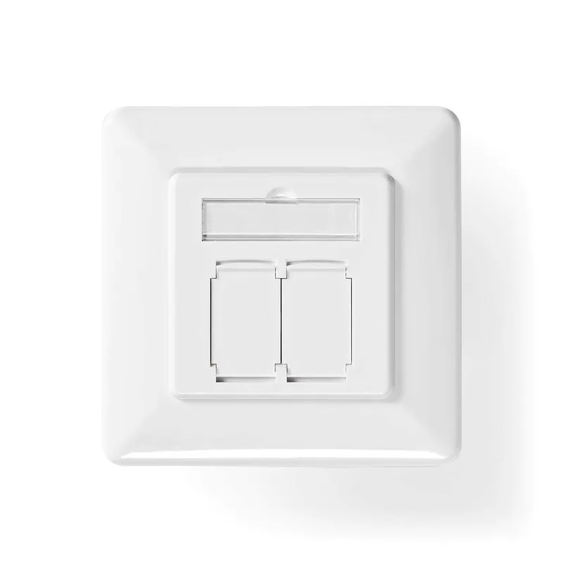 Bild 2 för Nedis Network Wall Box | In-Wall | 2 port(s) | CAT7