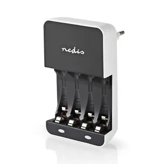 Produktfoto för Nedis NiMH Batteriladdare AA / AAA