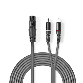 Produktfoto för Nedis OnStage series audio cable - 1.5 m