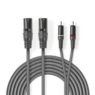 Produktfoto för Nedis OnStage series audio cable - 3 m