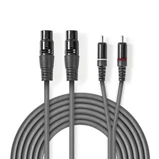 Produktfoto för Nedis OnStage series audio cable - 3 m