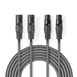 Produktfoto för Nedis OnStage series audio extension cable - 1.5 m