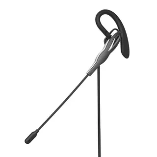 Produktfoto för Nedis PC headset, In-Ear, Mono, USB-A / USB-C, Vikbar Mikrofon - Svart