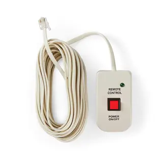 Produktfoto för Nedis Power Inverter Fjärrkontroll - Vit