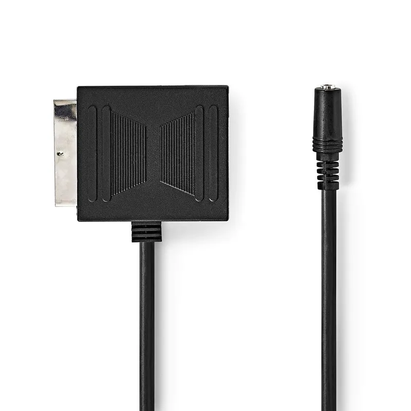 Bild 1 för Nedis SCART adapterkabel hane+hona till 3.5mm hona, 0.2m