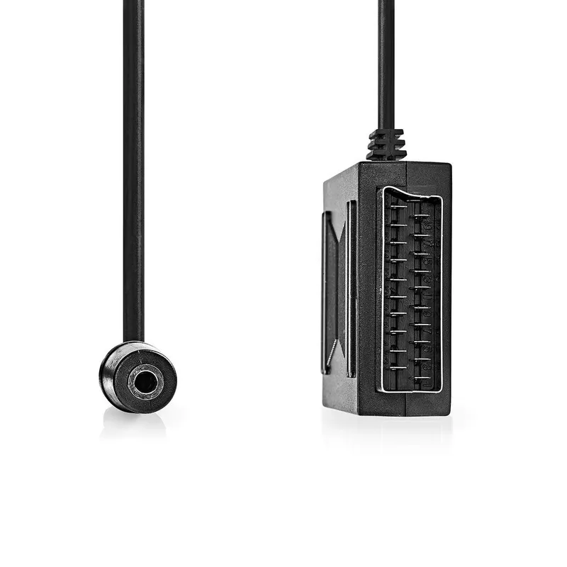 Bild 2 för Nedis SCART adapterkabel hane+hona till 3.5mm hona, 0.2m