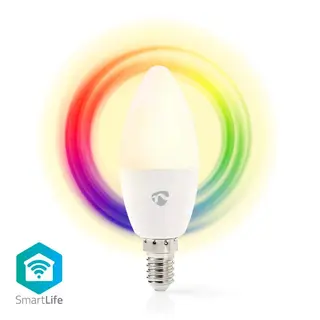 Produktfoto för Nedis SmartLife LED-lampa / Color - E14