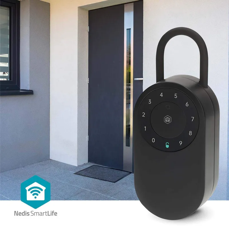 Bild 2 för Nedis SmartLife nyckelskåp med bluetooth och IP65 för utomhusbruk – svart