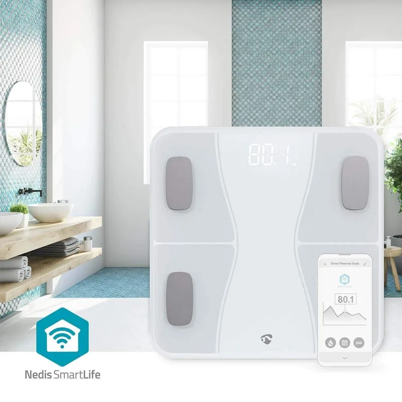 Bild 2 för Nedis SmartLife Personvåg, Bluetooth