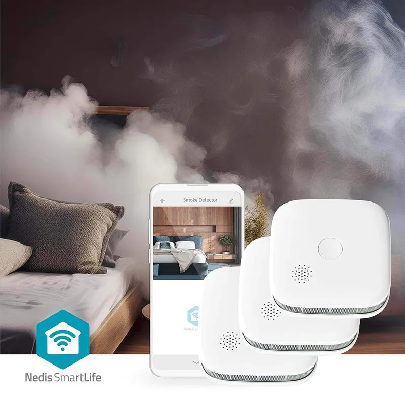 Bild 2 för Nedis SmartLife Røgalarm | Wi-Fi | Batteri | Sensorlevet