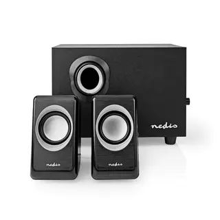Produktfoto för Nedis - speaker system - for PC - 2.1-kanals