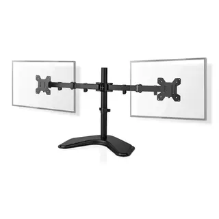 Produktfoto för Nedis Stående Skärmfäste för 2 monitorer, 15-32", justerbar