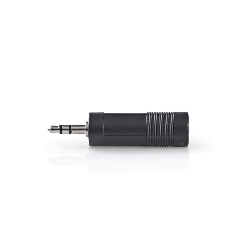 Bild 2 för Nedis Stereo Audio Adapter | 3.5 mm Hane | 6.35 mm Hona | Nickelplaterad | Rak | ABS | Svart | 1 st. | Låda