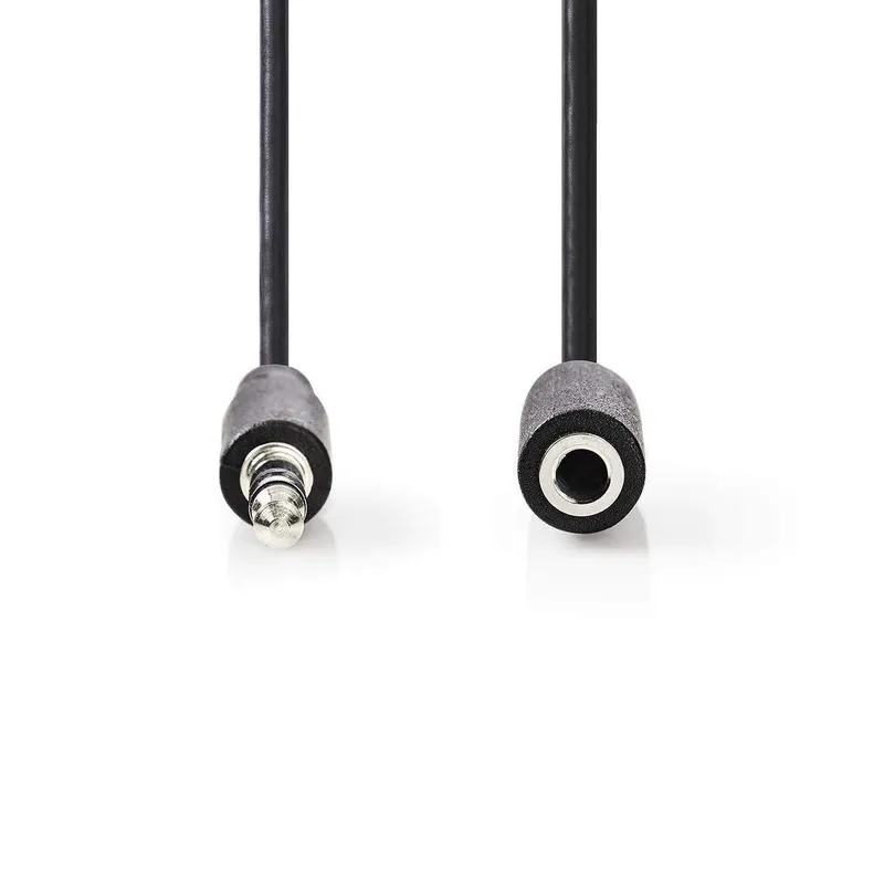 Bild 2 för Nedis Stereoljudkabel | 3.5 mm Hane | 3.5 mm Hona | Nickelplaterad | 2.00 m | Rund | Svart | Låda