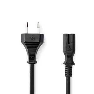 Produktfoto för Nedis Strömkabel IEC-320-C7 - Euro, 2m