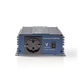 Produktfoto för Nedis Strömväxelriktare | Inspänning: 12 V DC | Enhetens utgångsanslutning: Type F (CEE 7/3) | 230 V AC 50 Hz | 150 W | Toppeffekt: 300 W | Cigarettändarkontakt | Ren sinusvåg | Säkring | Blå