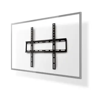 Produktfoto för Nedis TVWM1031BK bracket - fixed - for LCD TV - black 35 kg 55" 100 x 100 mm
