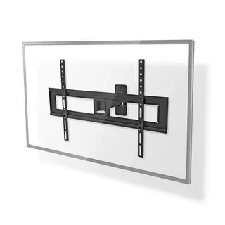 Produktfoto för Nedis TVWM1450BK bracket - full-motion - for TV - black 35 kg 70" 100 x 100 mm