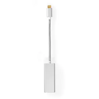 Produktfoto för Nedis USB-C 3.2 till RJ45 Adapter, 0,2m - Silver