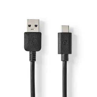 Produktfoto för Nedis - USB-C cable - 24 pin USB-C to USB Type A - 1 m