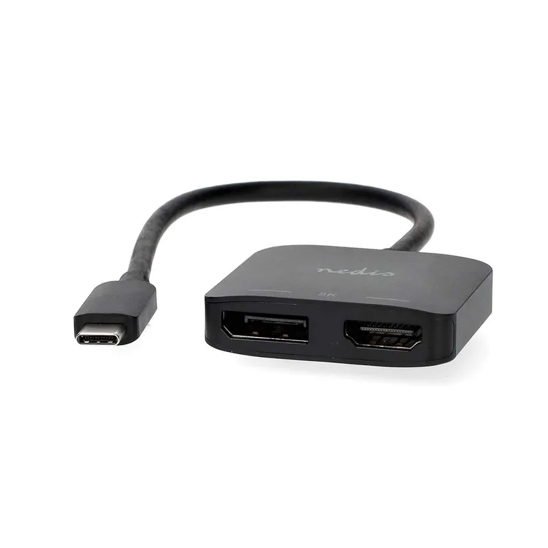 Bild 1 för Nedis USB-C till DisplayPort / HDMI honadapter, 8K@30Hz, 0,2m