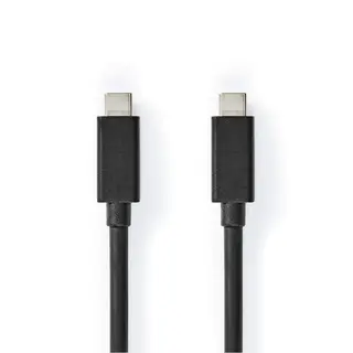 Produktfoto för Nedis USB-C till USB-C kabel, 100W, 2m
