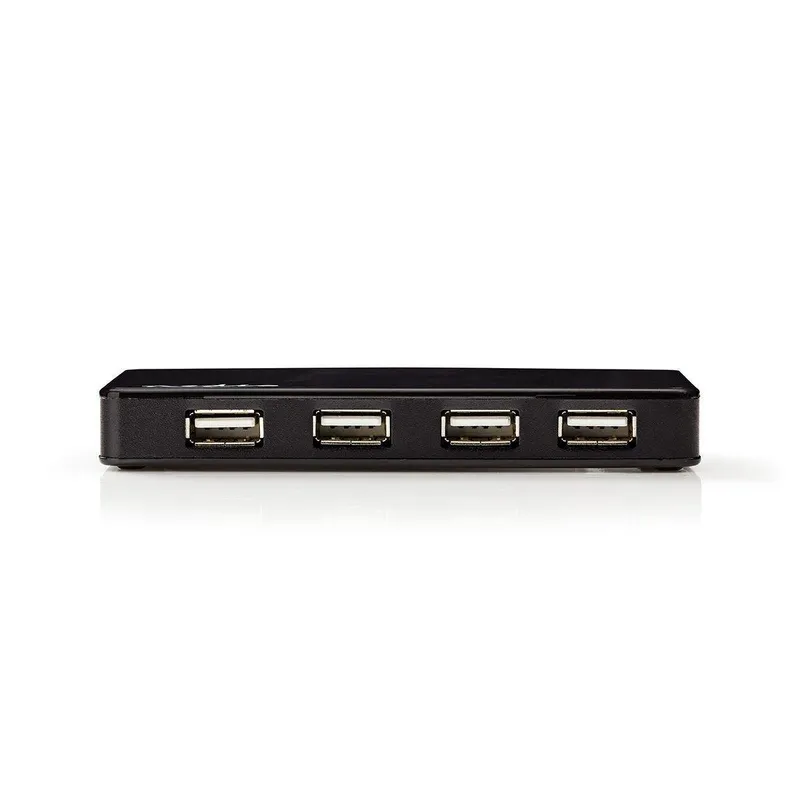Bild 1 för Nedis USB Hub, 7x USB-A, med extern strömförsörjning - Svart