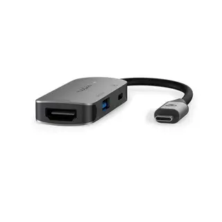 Produktfoto för Nedis USB Multi-Port Adapter - Grå