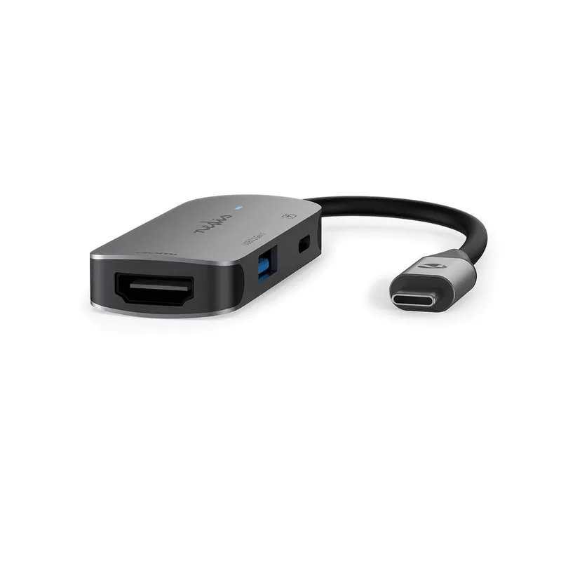Bild 1 för Nedis USB Multi-Port Adapter - Grå