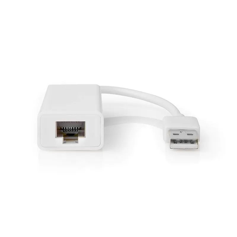 Bild 2 för Nedis USB-nätverksadapter, USB-A till RJ45 hona, 100 Mbps, 0,2 m - Vit