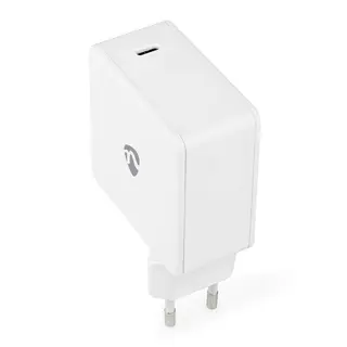 Produktfoto för Nedis Väggladdare, 100W, USB-C - Vit