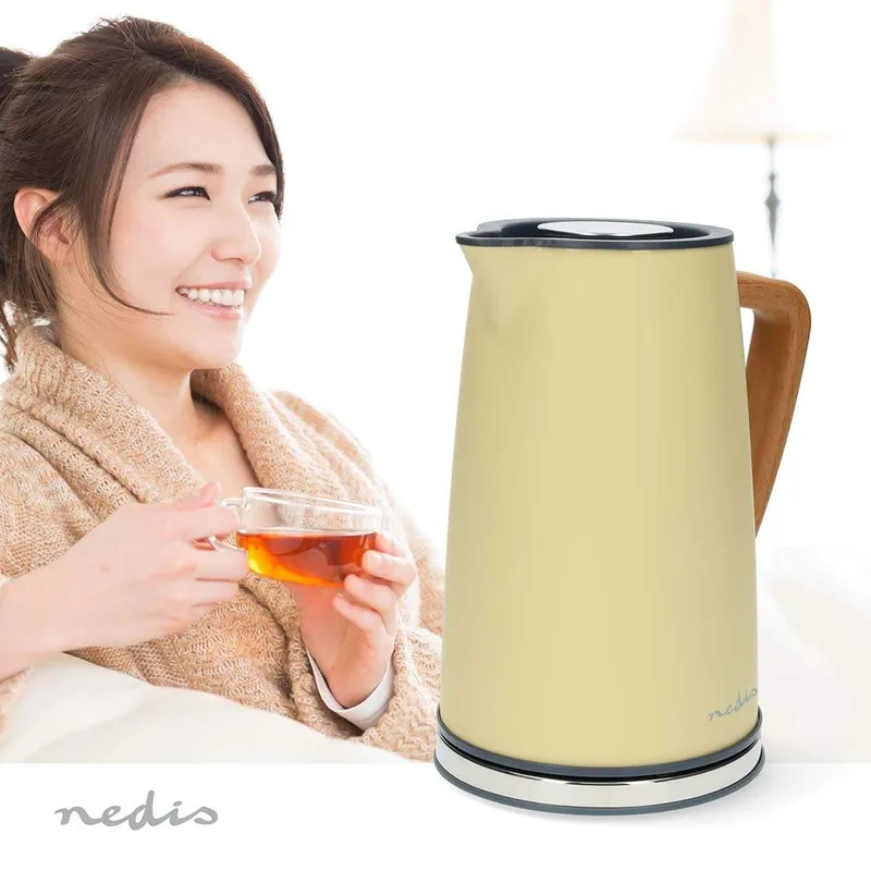 Bild 2 för Nedis Vattenkokare KAWK510EYW - Yellow - 2200 W