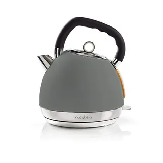 Produktfoto för Nedis Vattenkokare KAWK520EGY - kettle - grey - Grey - 2200 W