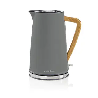 Produktfoto för Nedis Vattenkokare Vatten kokare - Graphite grey - 2200 W