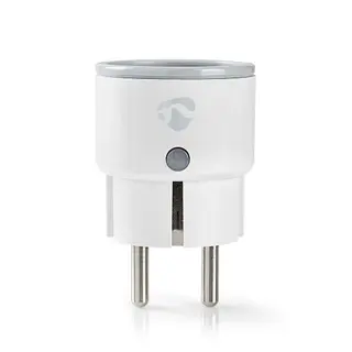 Produktfoto för Nedis WiFi Smart Plug - Smart kontakt - trådlös - Wi-Fi - 2.4 Ghz