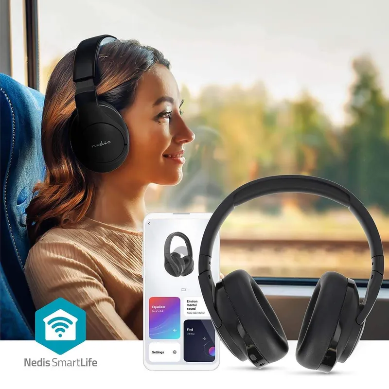Bild 2 för Nedis Wireless Over-Ear Headphones