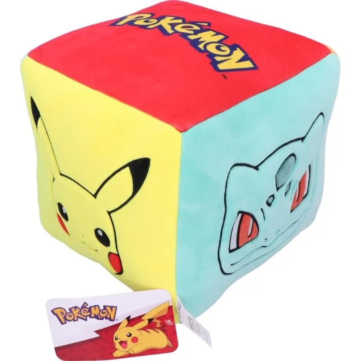 Alternativ bild 0 för Nemesis Now - Pokémon Starter Cube Cushion 25cm - Kudde